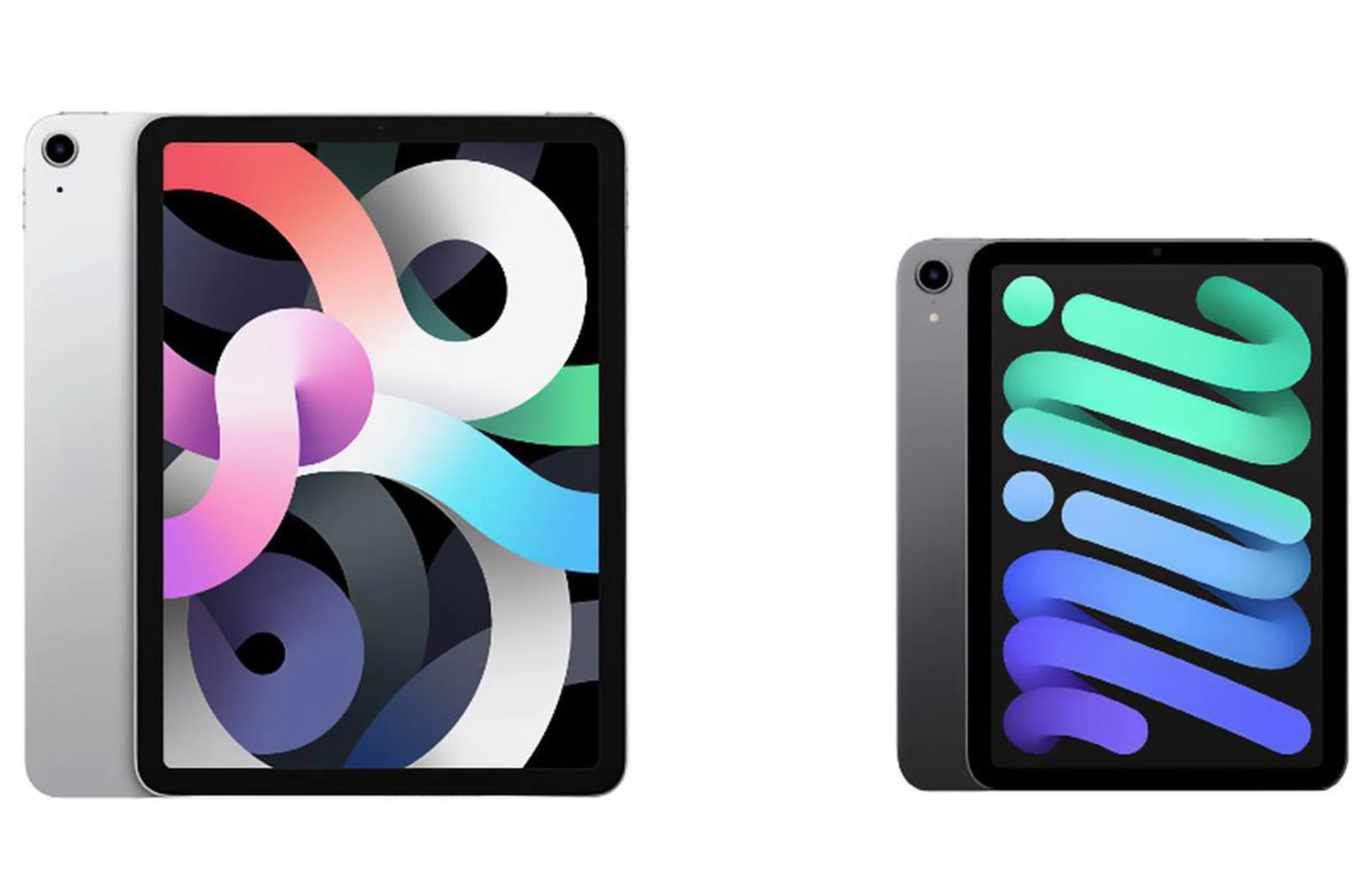 They feature a similar design with smooth rounded corners. 