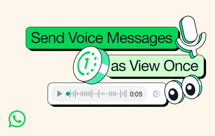 WhatsApp expands View Once featre to voice messages.