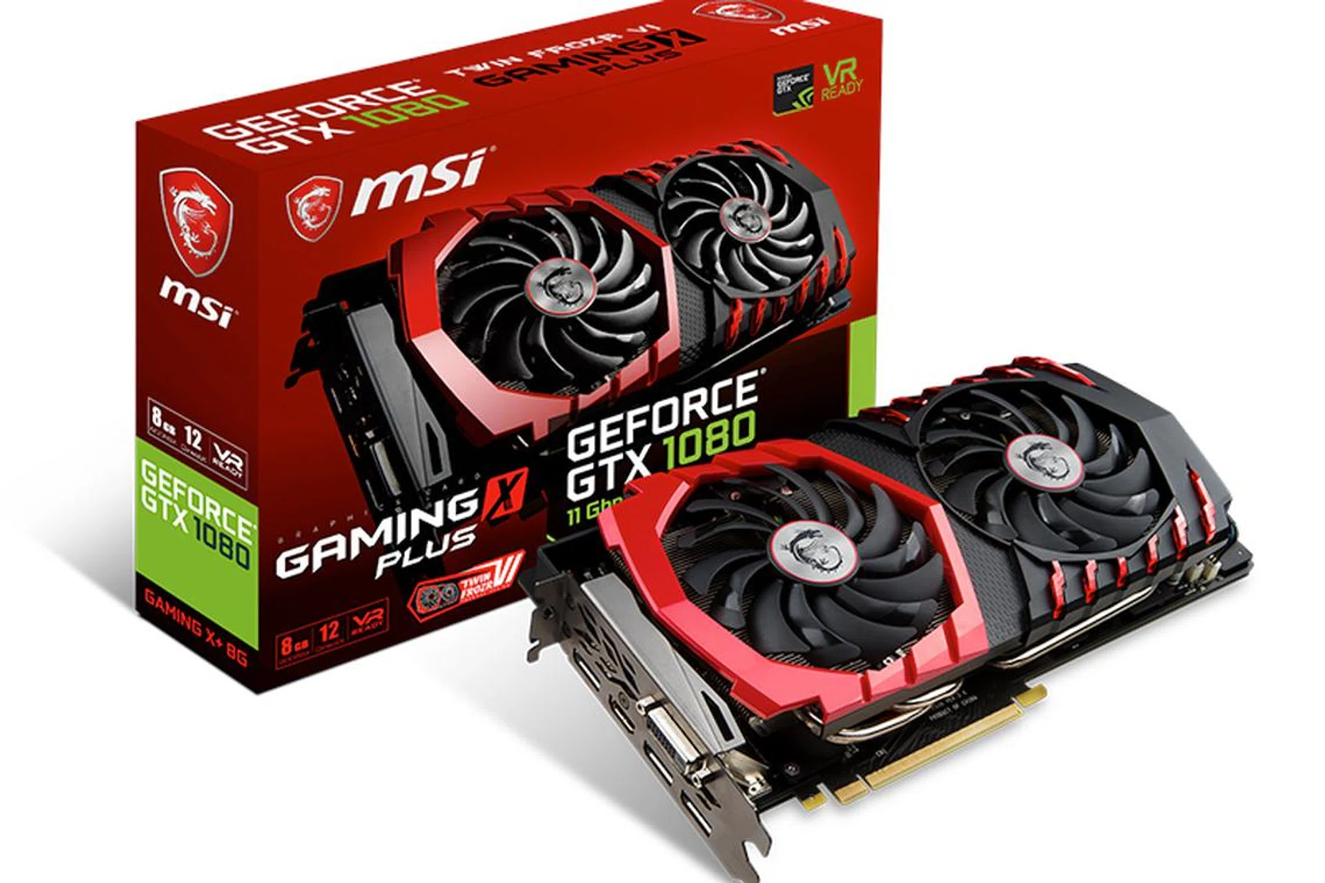 MSI GeForce GTX 1080 Gaming X+ 8G