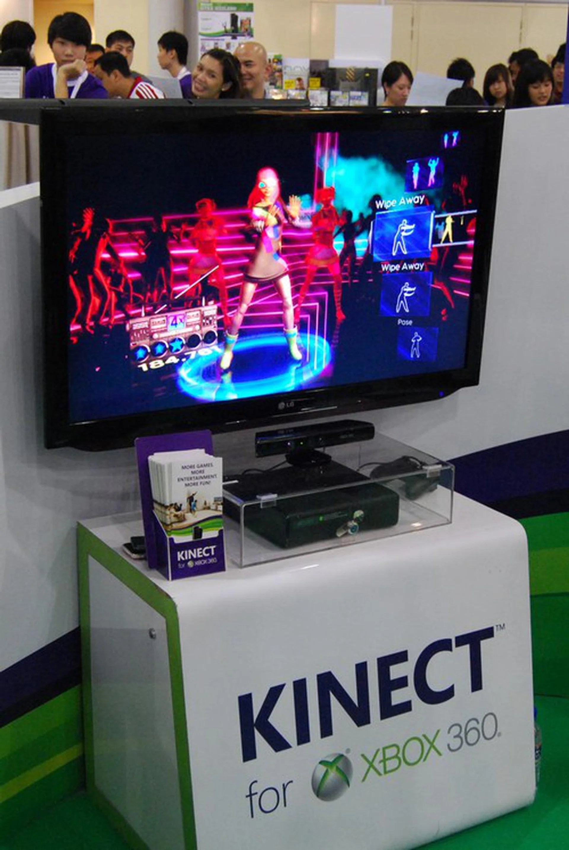 You can also check out the new Kinect for Xbox 360 at SITEX! $469 for the Xbox 360 and Kinect package OR $229 fo rthe Kinect pack alone.