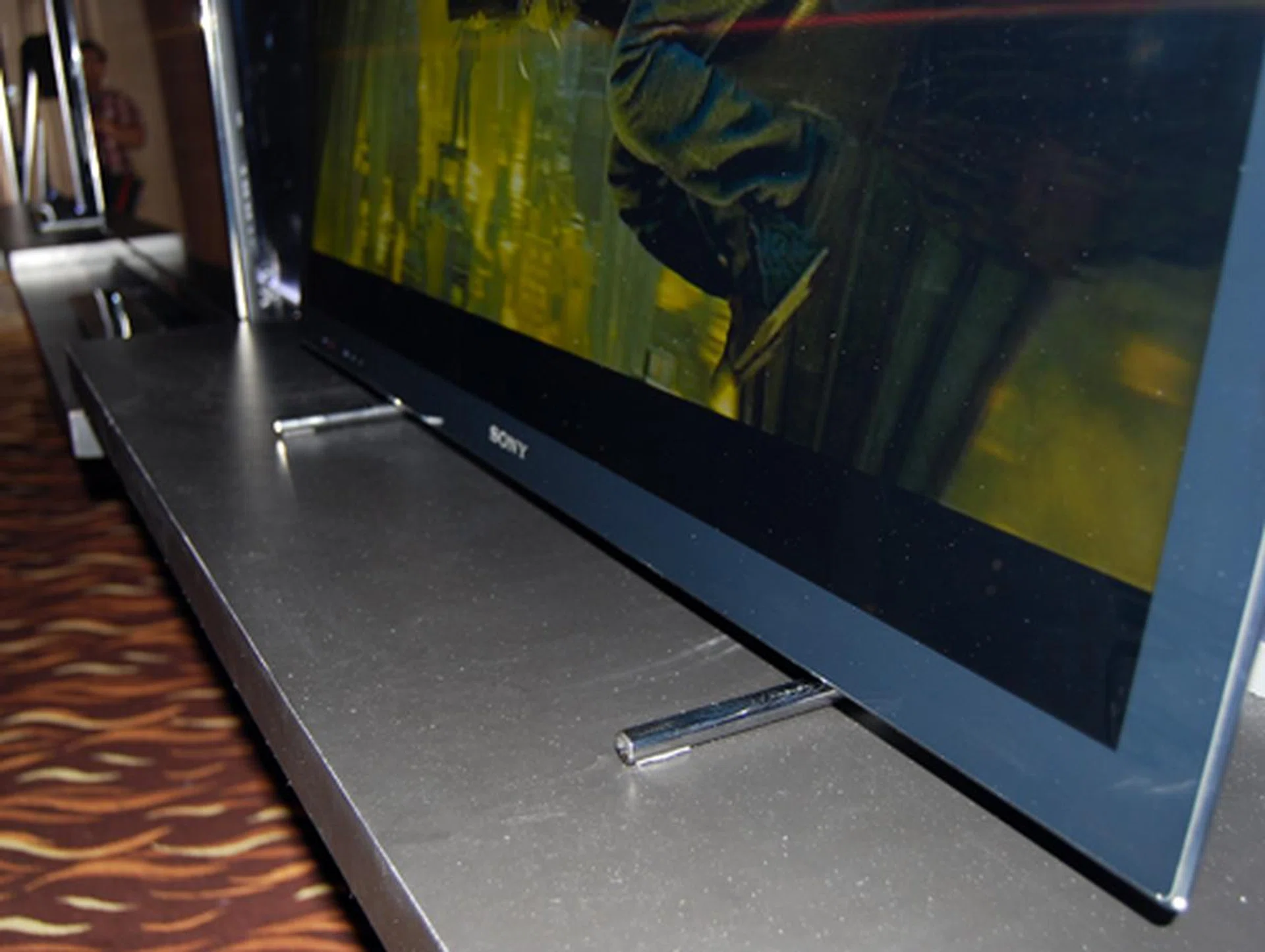 The NX650 is definitely one of the more unique looking Bravia televisions with Sony's new easel stand.