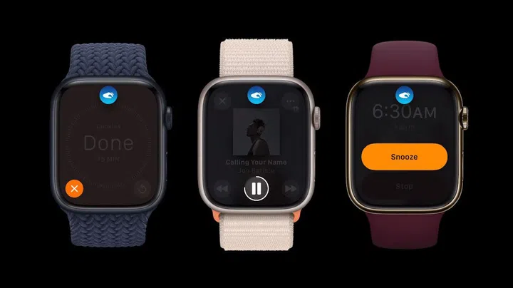 Different things you can use Double Tap for on the Watch Series 9.