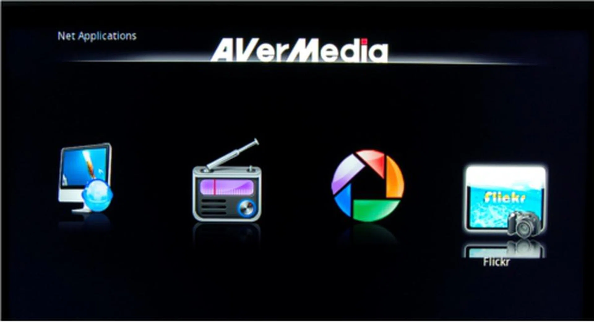 If you're looking for Internet content on YouTube, you'll be disappointed. You do get Flickr, Picasa and Internet radio though.
