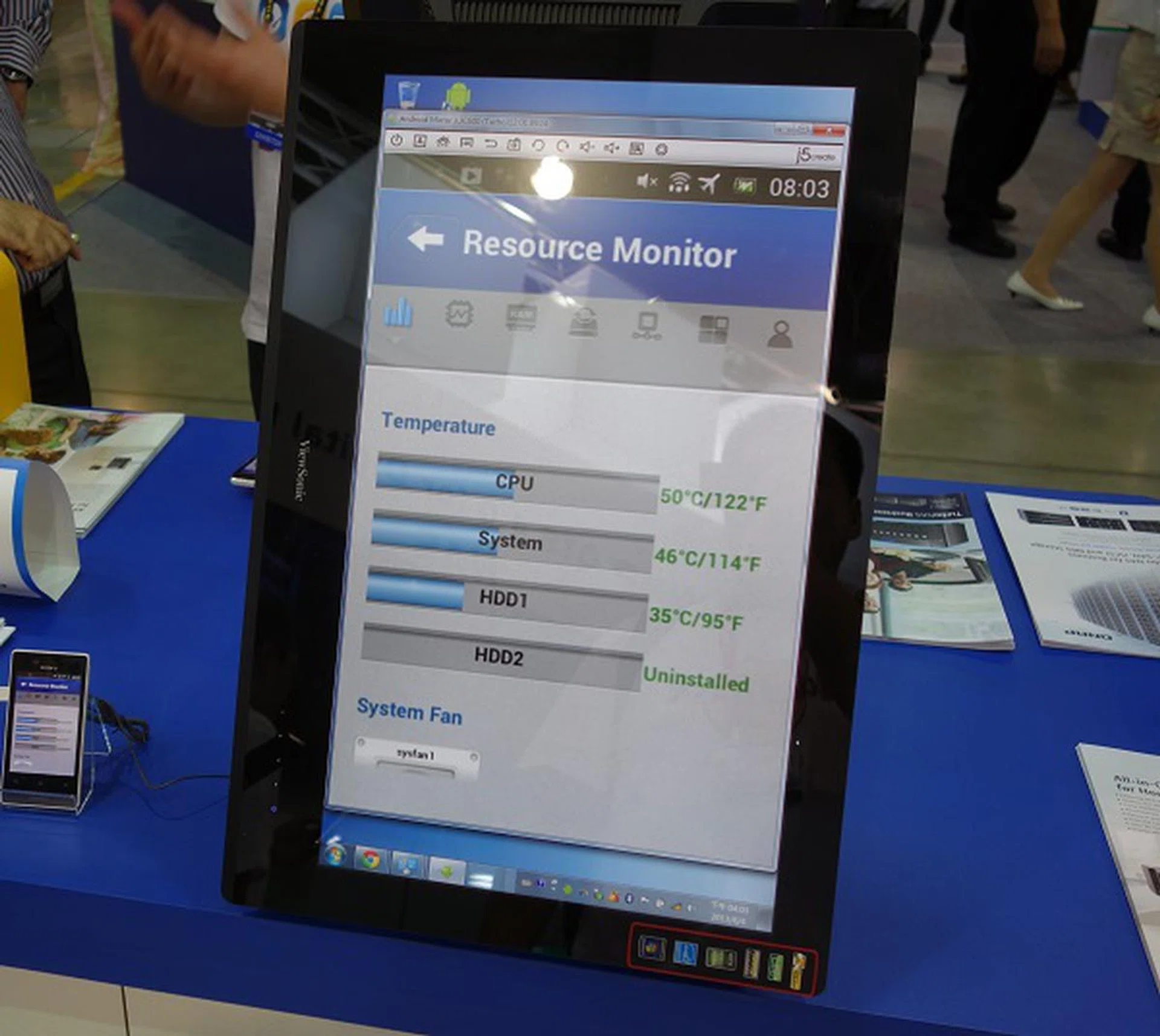 You can also view useful bits of information about your QNAP NAS, such as temperature, drive status and more, all from your smartphone.
