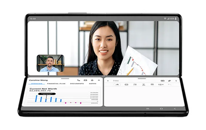 Samsung's foldable phones are seeing double demand for business use.
