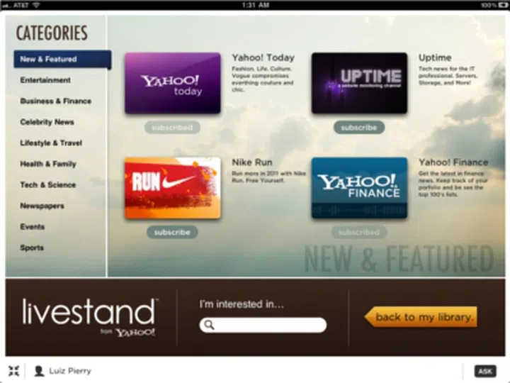Yahoo! Introduces Digital Newsstand for Tablets and Mobile Phones ...