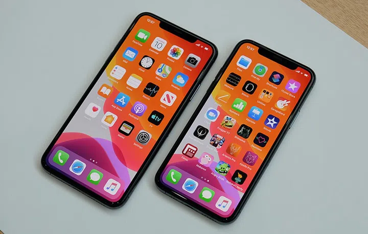 The iPhone 11 Pro Max and iPhone 11.
