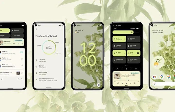 Android 12. Image source: Google.