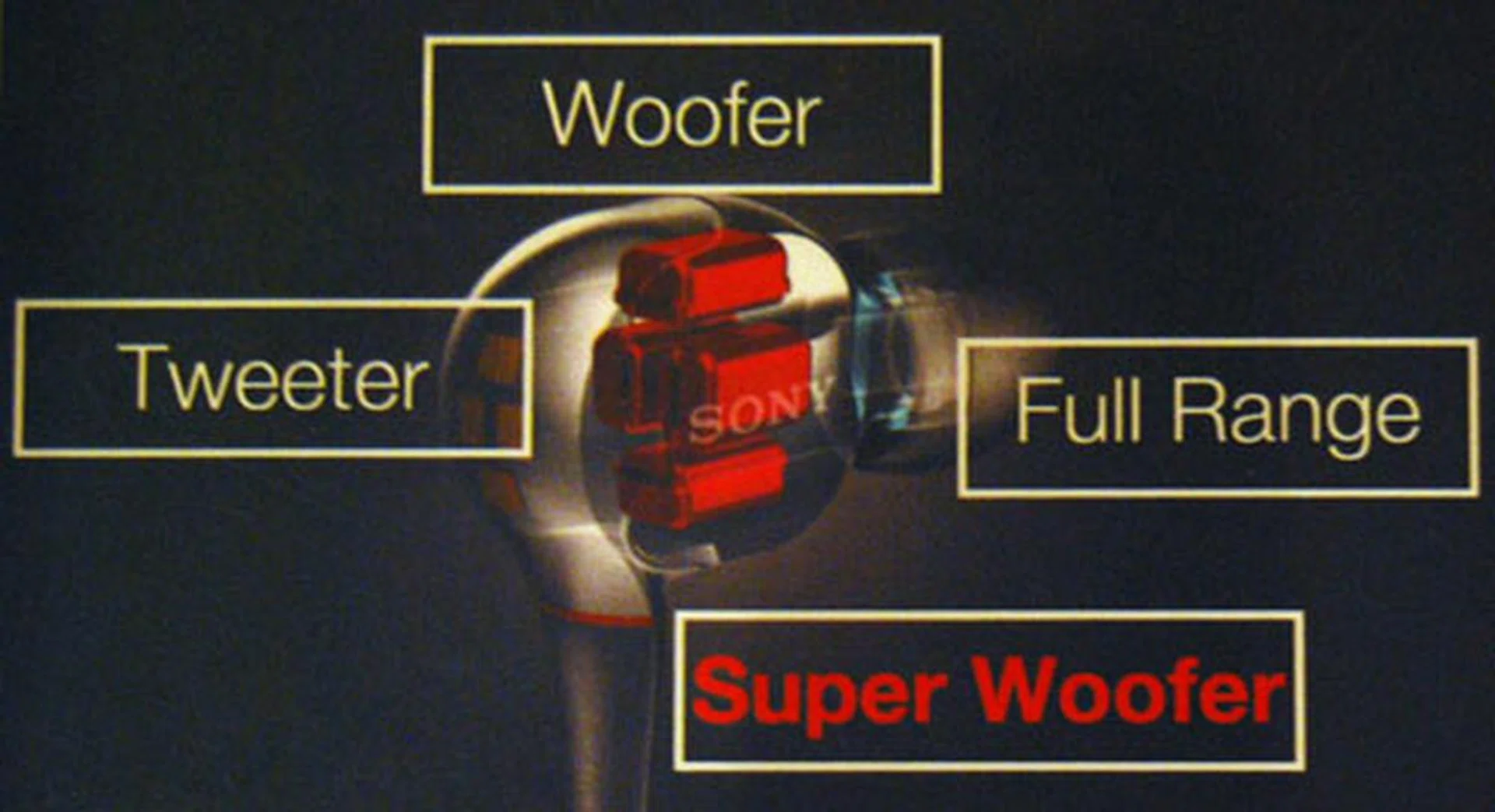 The massive size of the XBA-4 is due to the fact that it has four different drivers housed in its casing.