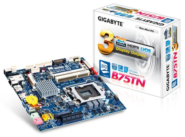 Gigabyte GA-B75TN (Image Source: Gigabyte)