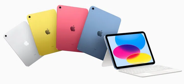 The 10th-gen Apple iPad comes in four colours and has a new optional accessory, the Magic Keyboard Folio.