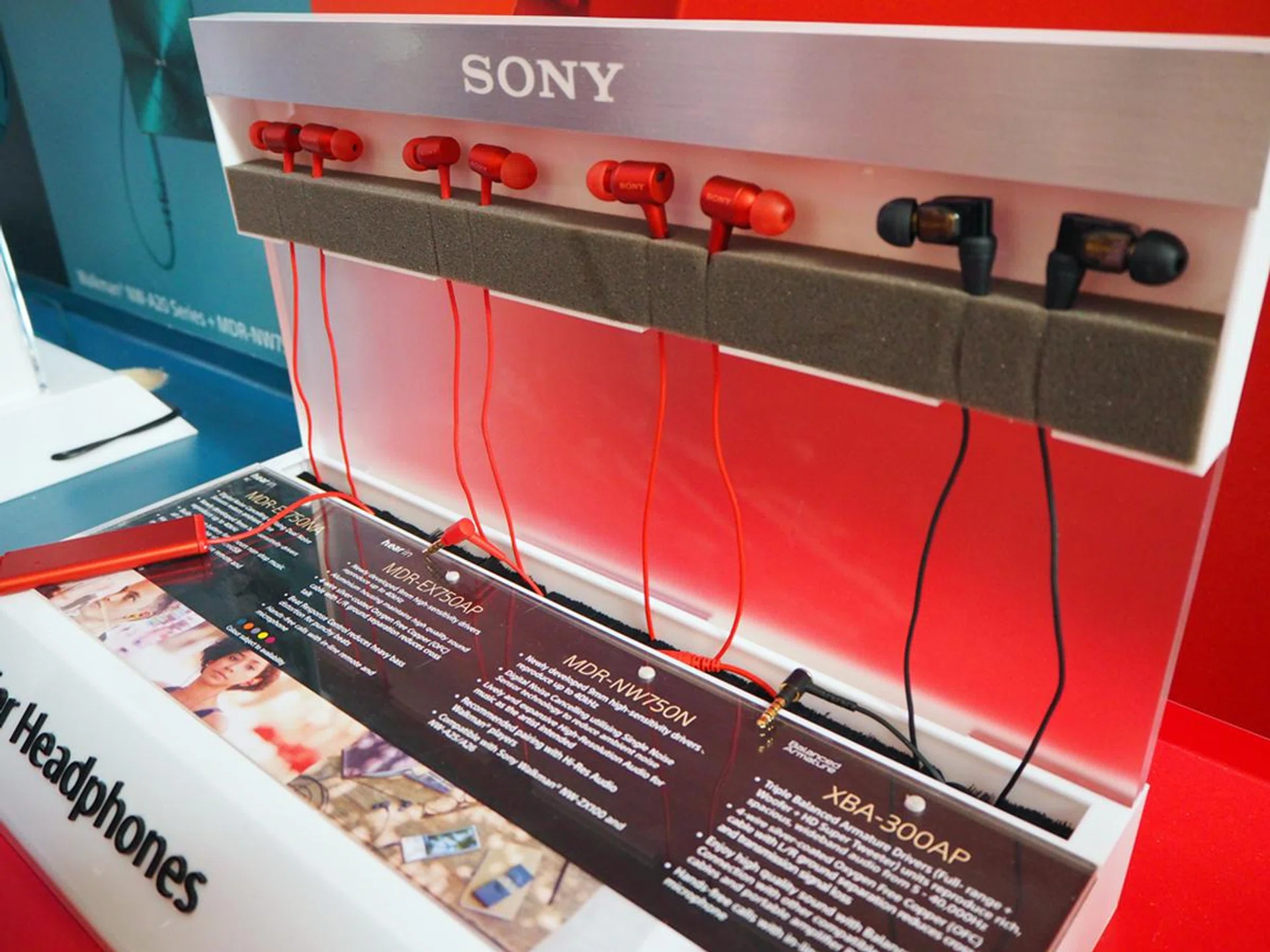 Sony's in-ear personal audio lineup.