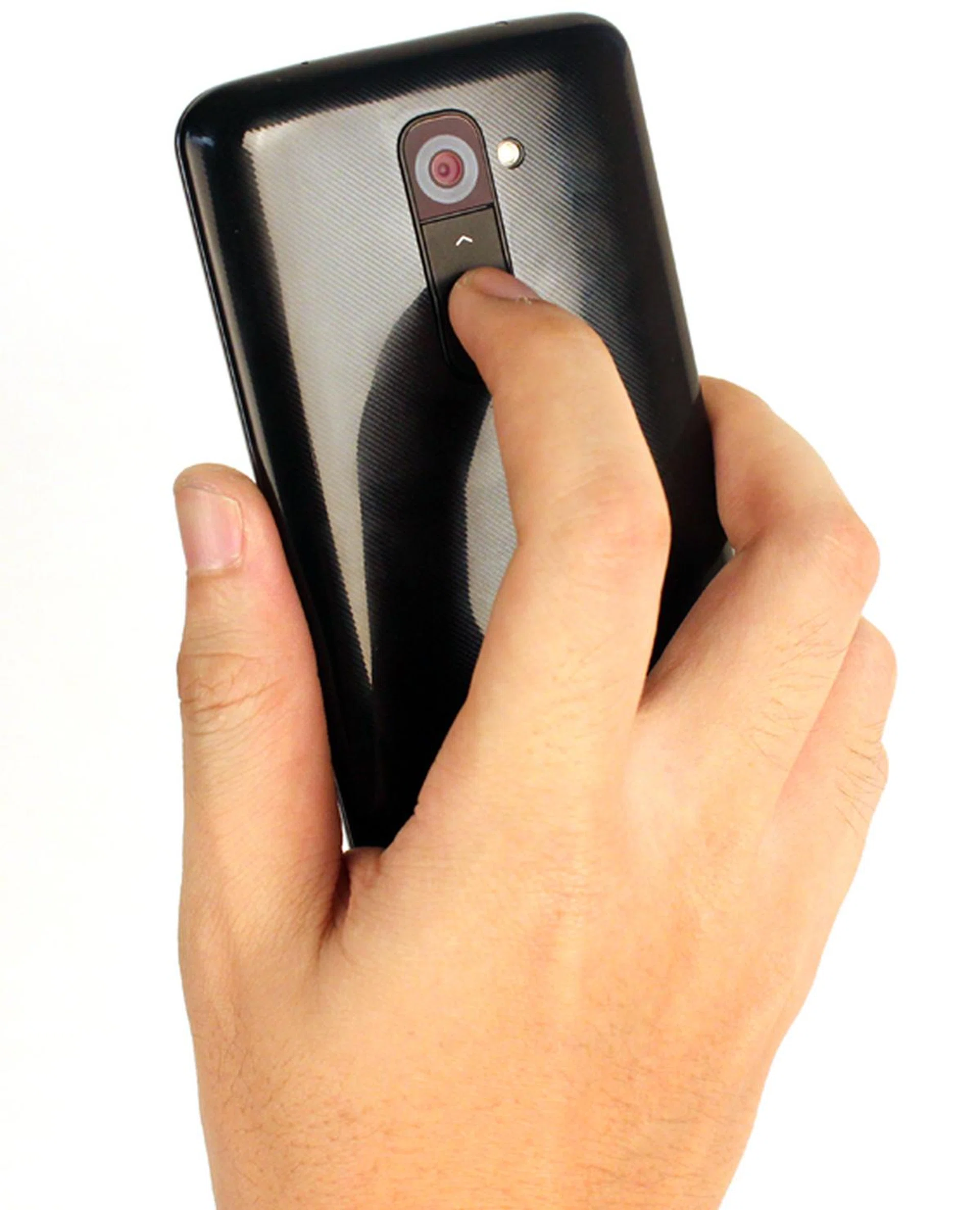 It takes a bit of getting used to, but the rear button layout is actually quite ergonomic and feels natural to use.