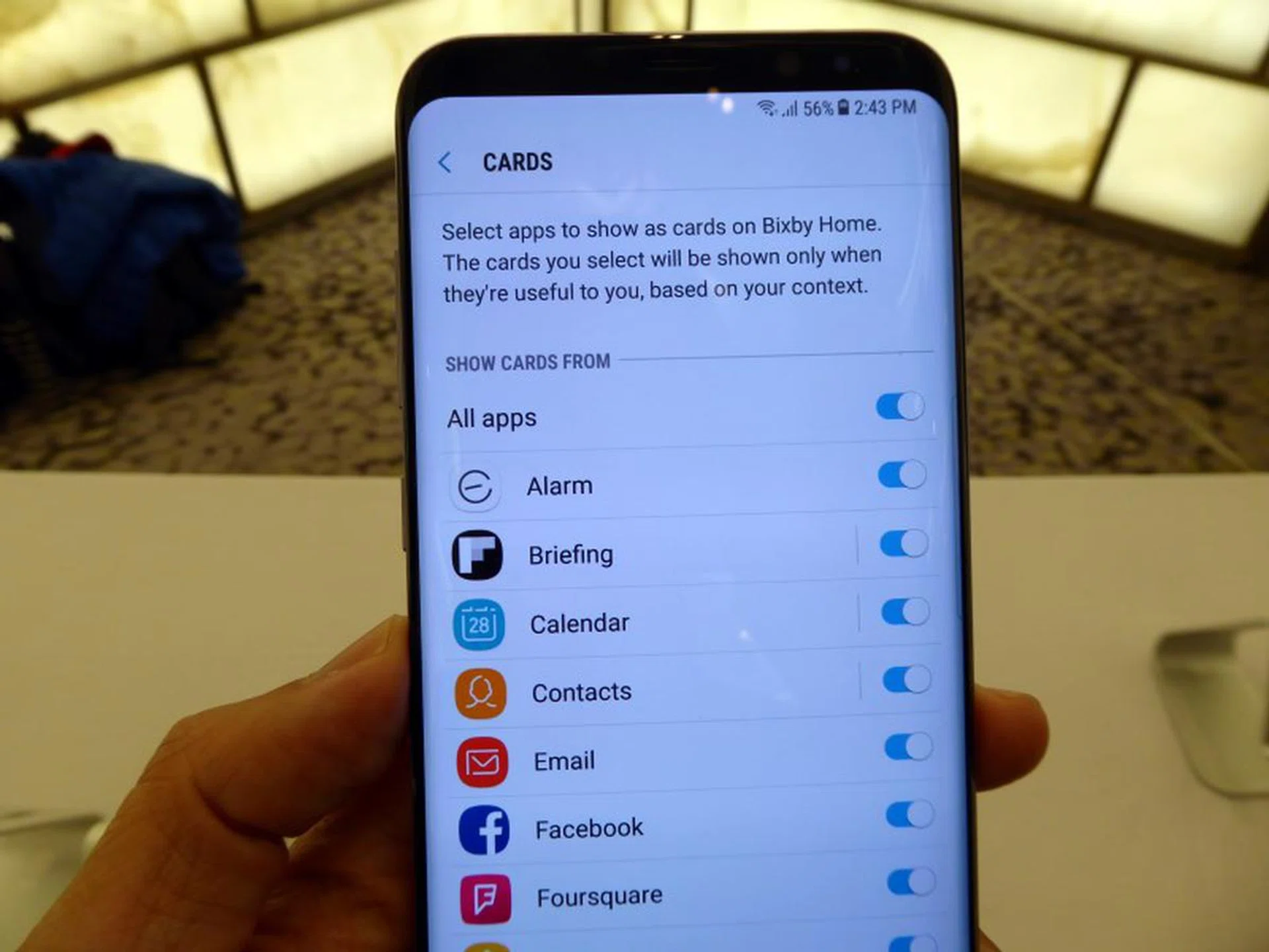 You can enable to disable supported apps for Bixby to recommend you if you don’t wish to see it.