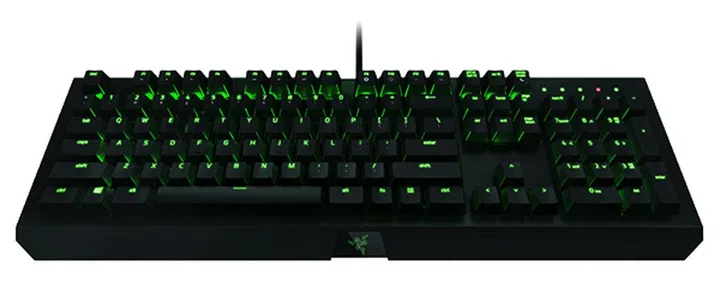 The Razer BlackWidow X Ultimate. No rainbow-colored lights to be found here.