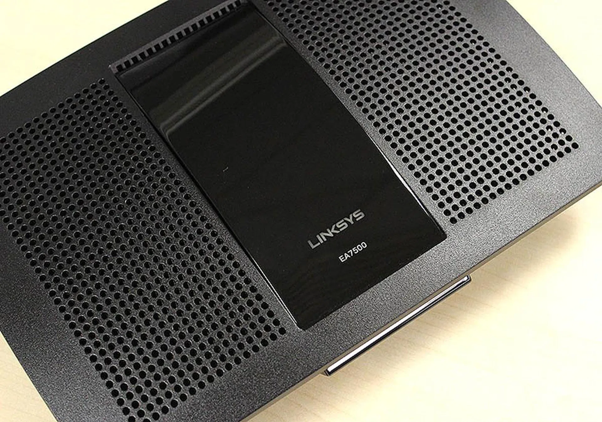 The top panel is full of vents to let warm air escape.