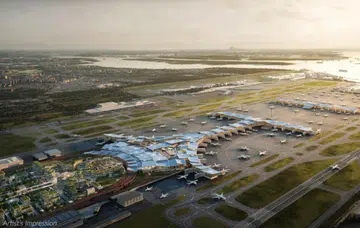 An artist's impression of Changi Airport Terminal 5 when it's finally ready. Image: Changi Airport Group.