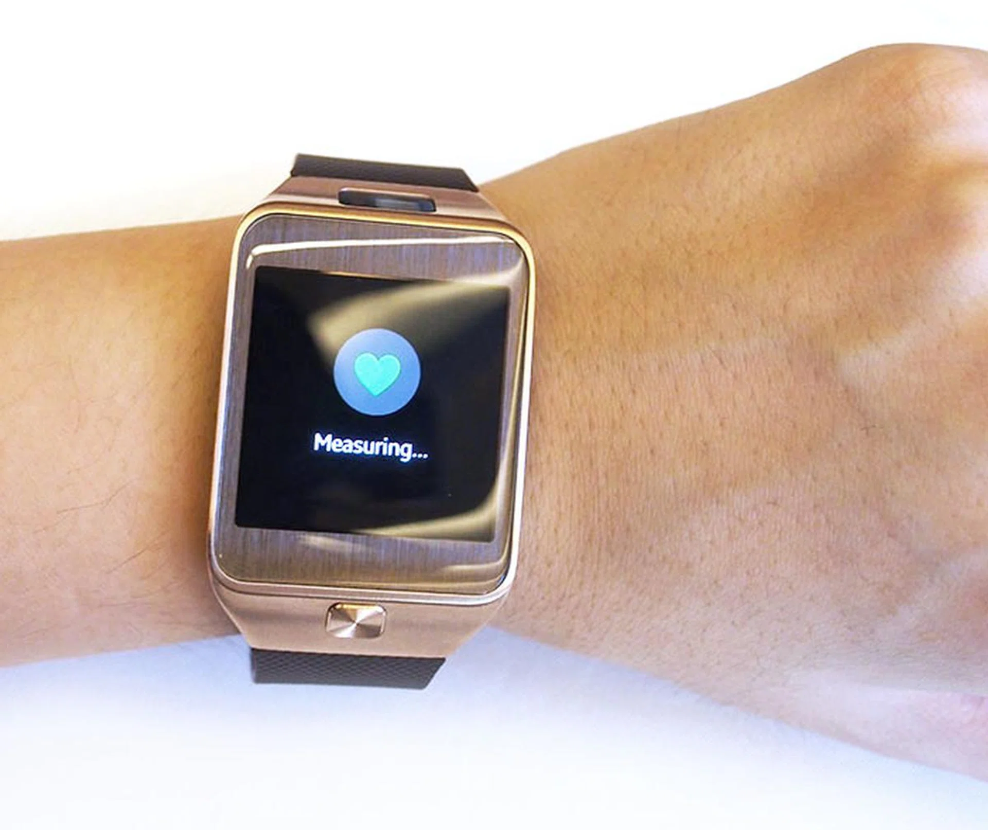 It takes about 15 seconds for the watch to measure your heart rate.