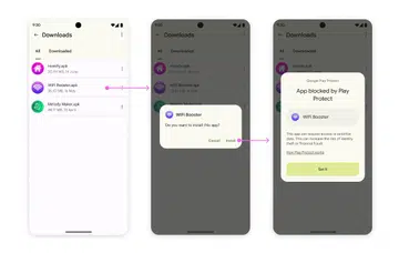 How the enhanced protection will work. Image source: Google. 