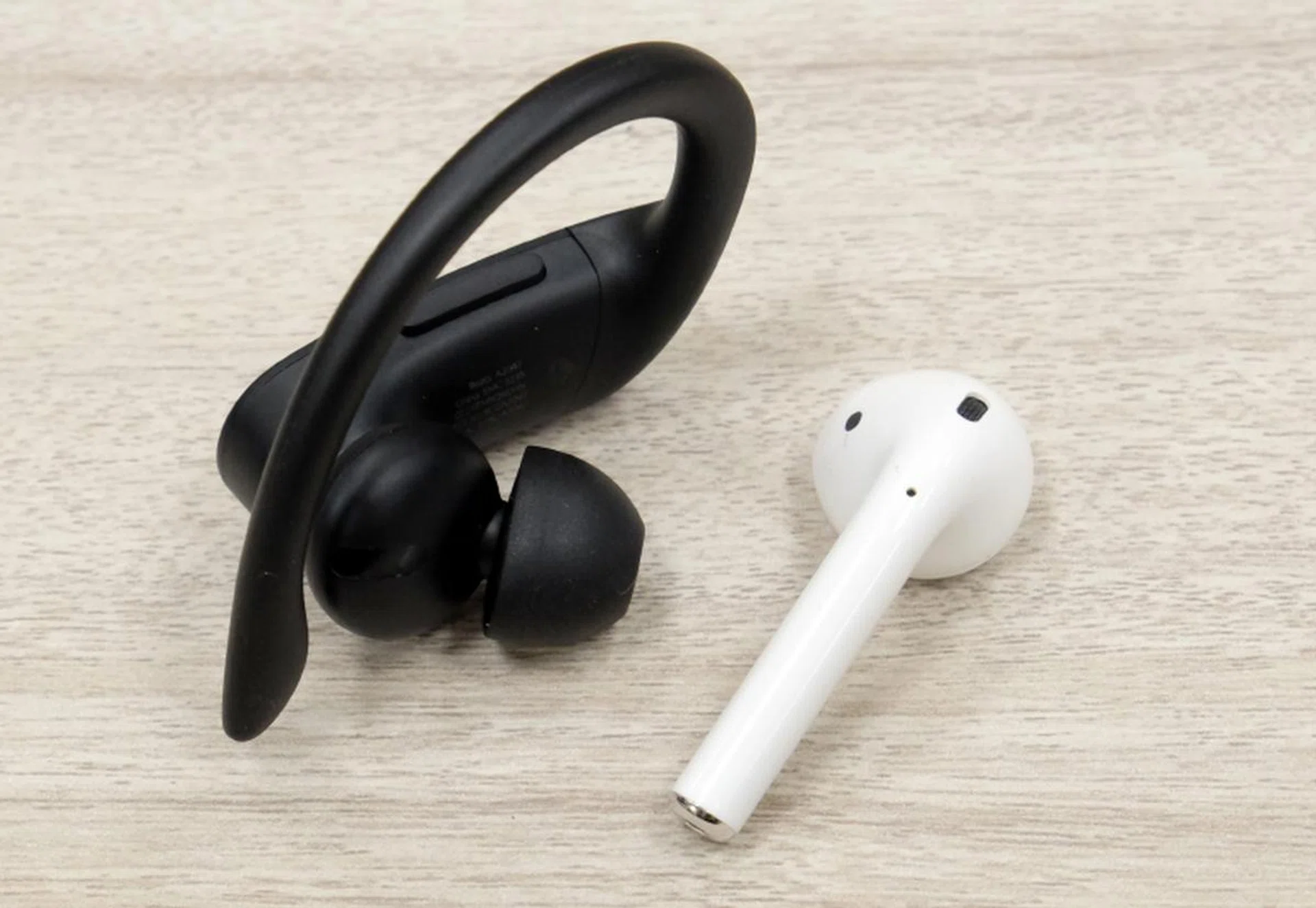 The earhooks of the Powerbeats Pro offer a secure fit.