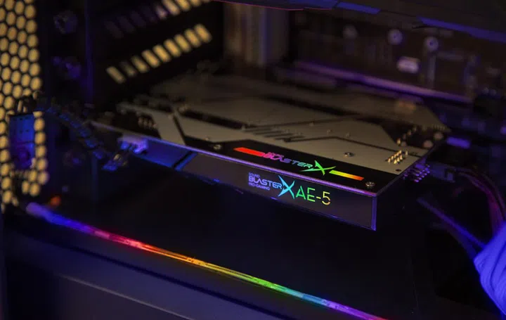 The Aurora Reactive Lighting system lets you create your own light show in your computer.