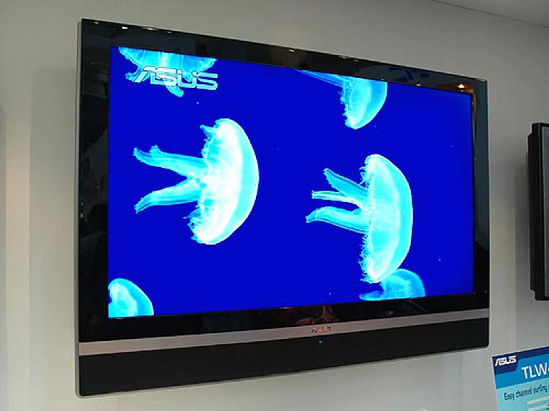 ASUS now manufactures more than just LCD displays, but LCD TVs as well. This large 42-inch widescreen TV boasts of a 1200:1 contrast ratio and a 176 degrees viewing angle. Using their own Splendid video engine, the TLW42001 features two HDMI inputs for high definition videos.