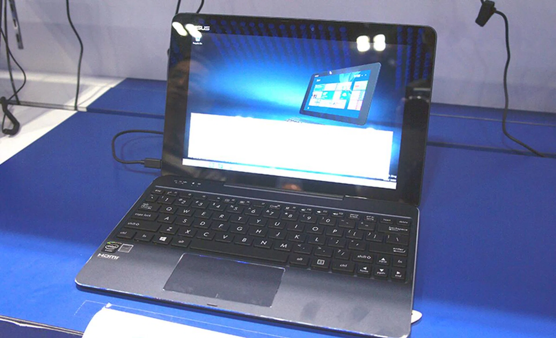 The ASUS Transformer Book T100 Chi is one of the most affordable 2-in-1 hybrid notebooks around. It is powered by a quad-core Intel Atom Z3775 processor (1.46GHz, 2MB L3 cache) and features 2GB of RAM and a 64GB SSD. It is going for $499 (U.P.: $599) and comes with 2-years extended warranty, free anti-virus software and a year's subscription of Microsoft Office 365.