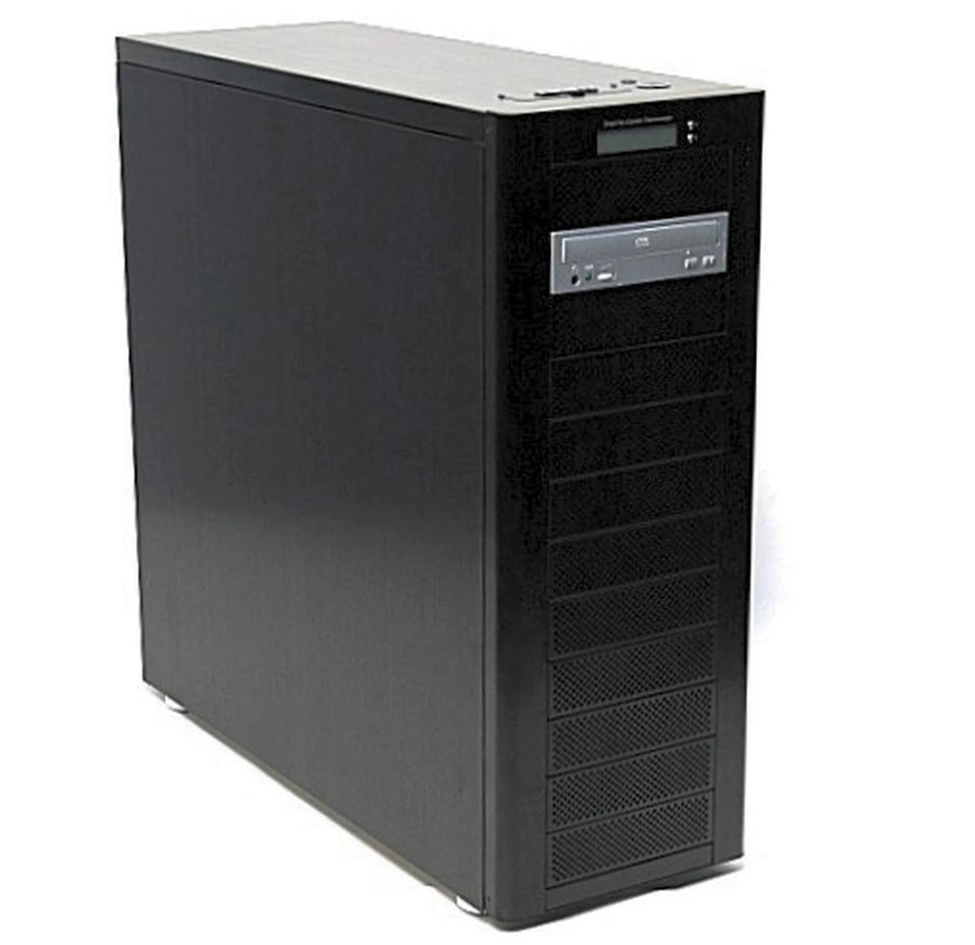 The Lian Li PC-A77 full tower casing stands tall with its clean lines and minimalistic style.
