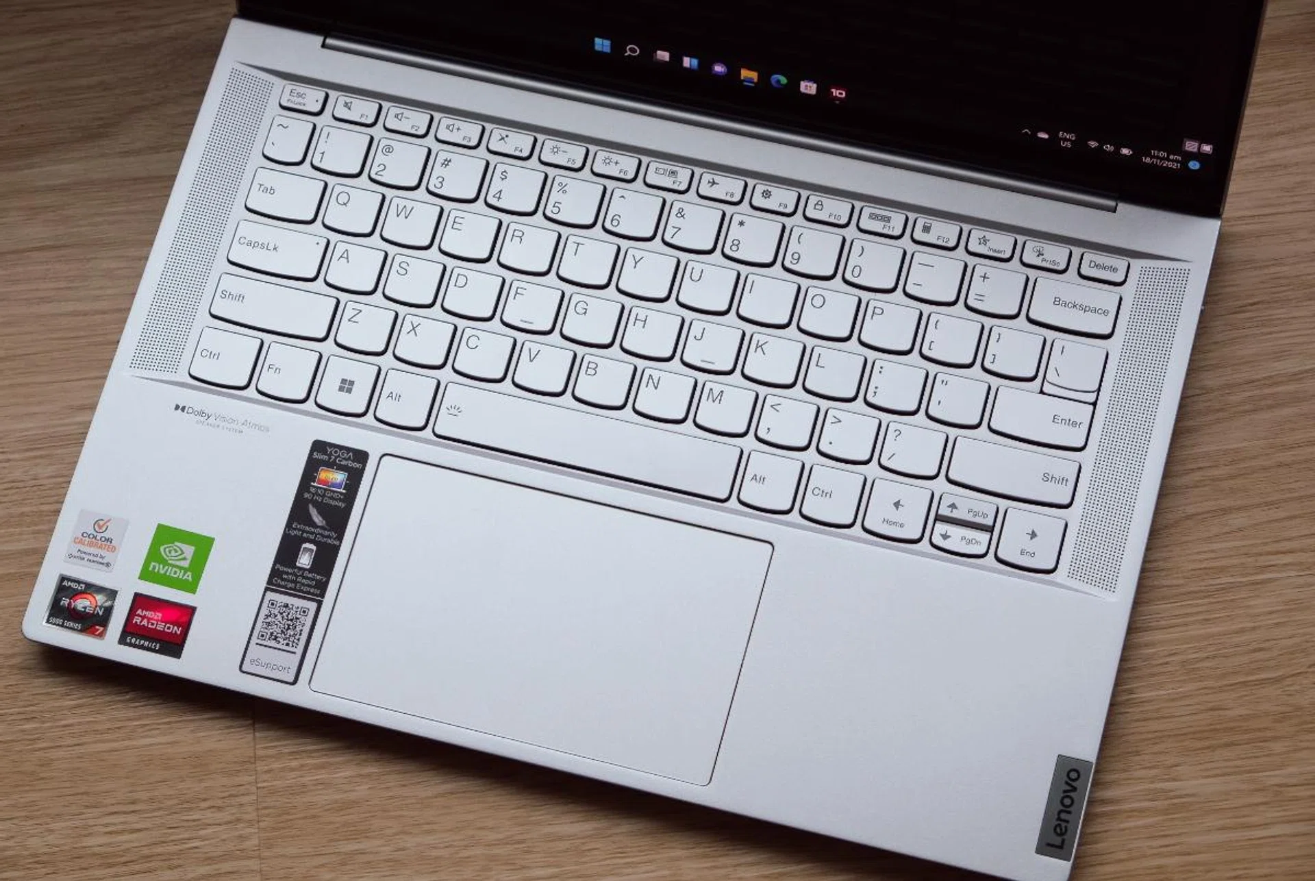 Key firm is firm and but it could really do with larger "Enter" and "Backspace" keys.