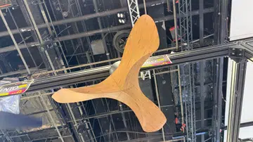 A stylish ceiling fan.