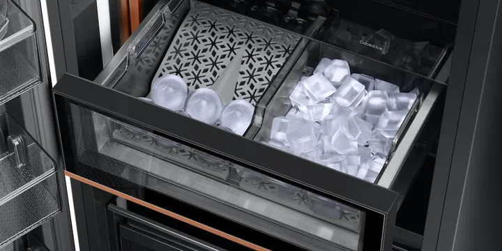 Perfectly round ice without the extra work? That's cool. (Image: Samsung)