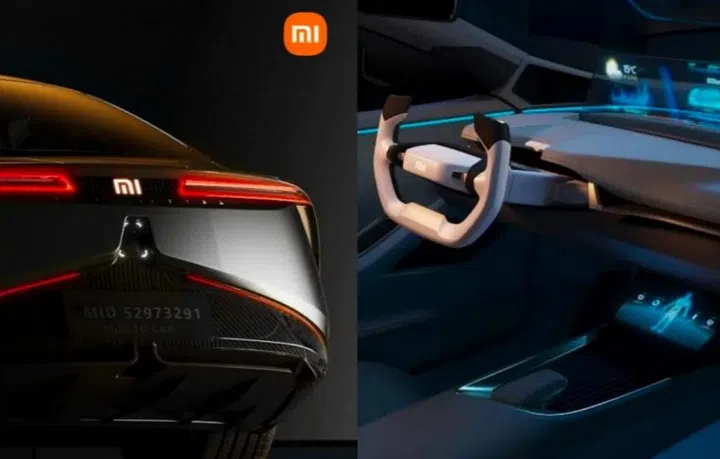 Purported renders of Xiaomi's electric vehicle (EV).