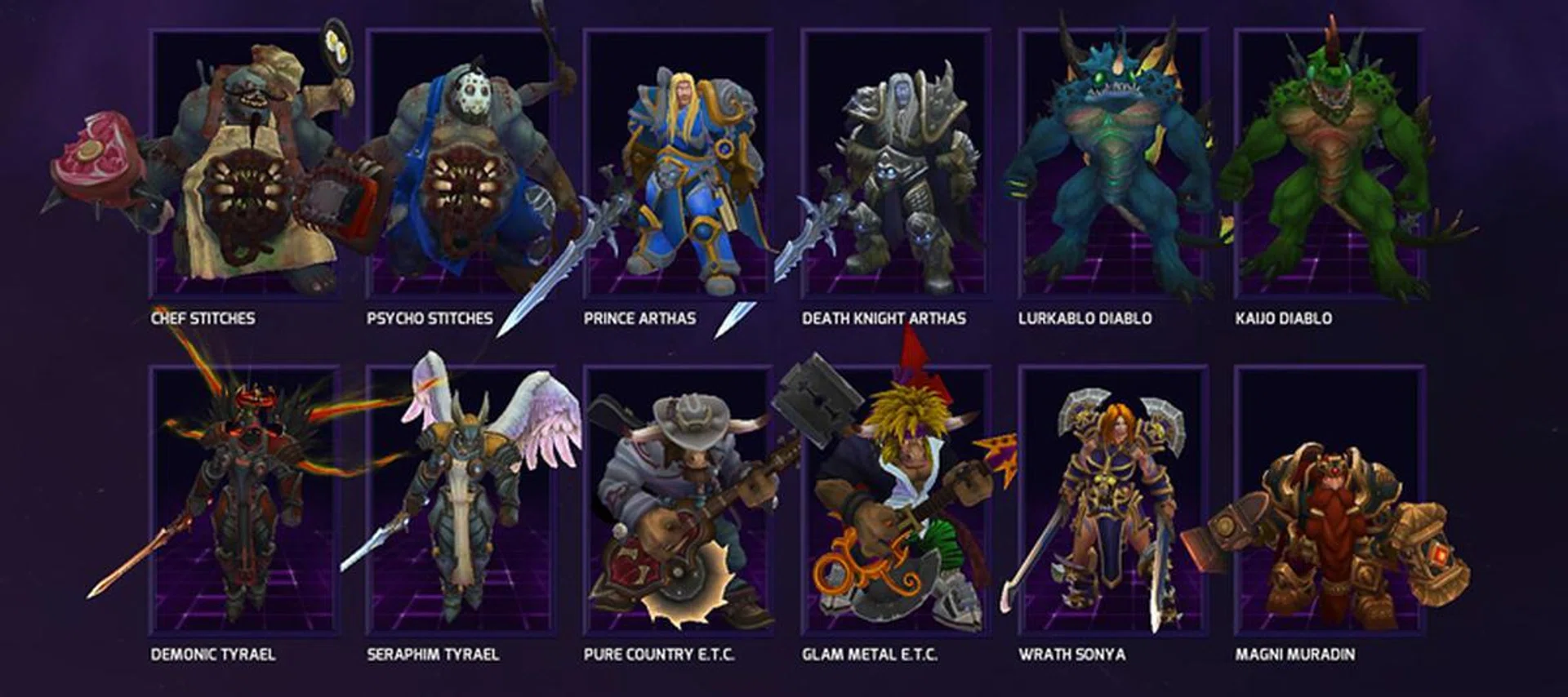 You can also buy extra skins for each hero. Our favorite is Diablo's murloc outfit, Lurkablo.