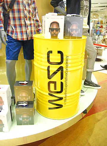 The WeSC launch event held at Tangs in Vivocity showed off the fact that headphones have now become an intergral fashion accessory in addition to providing audio.