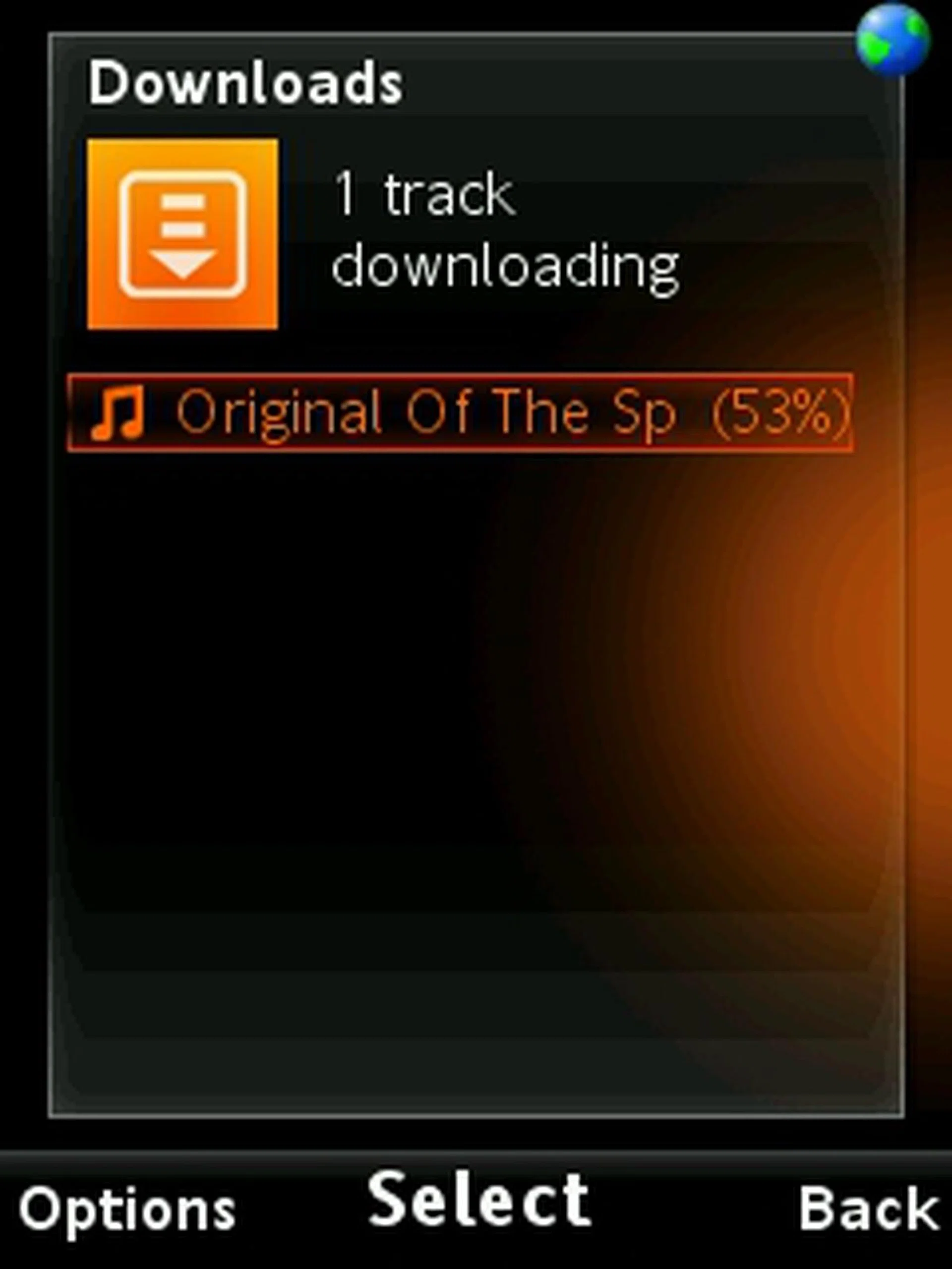 With a lower bitrate encoding and thus resulting in a smaller file size, we managed to download a single track in less than a minute.