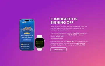 LumiHealth announcing the end of the programme.