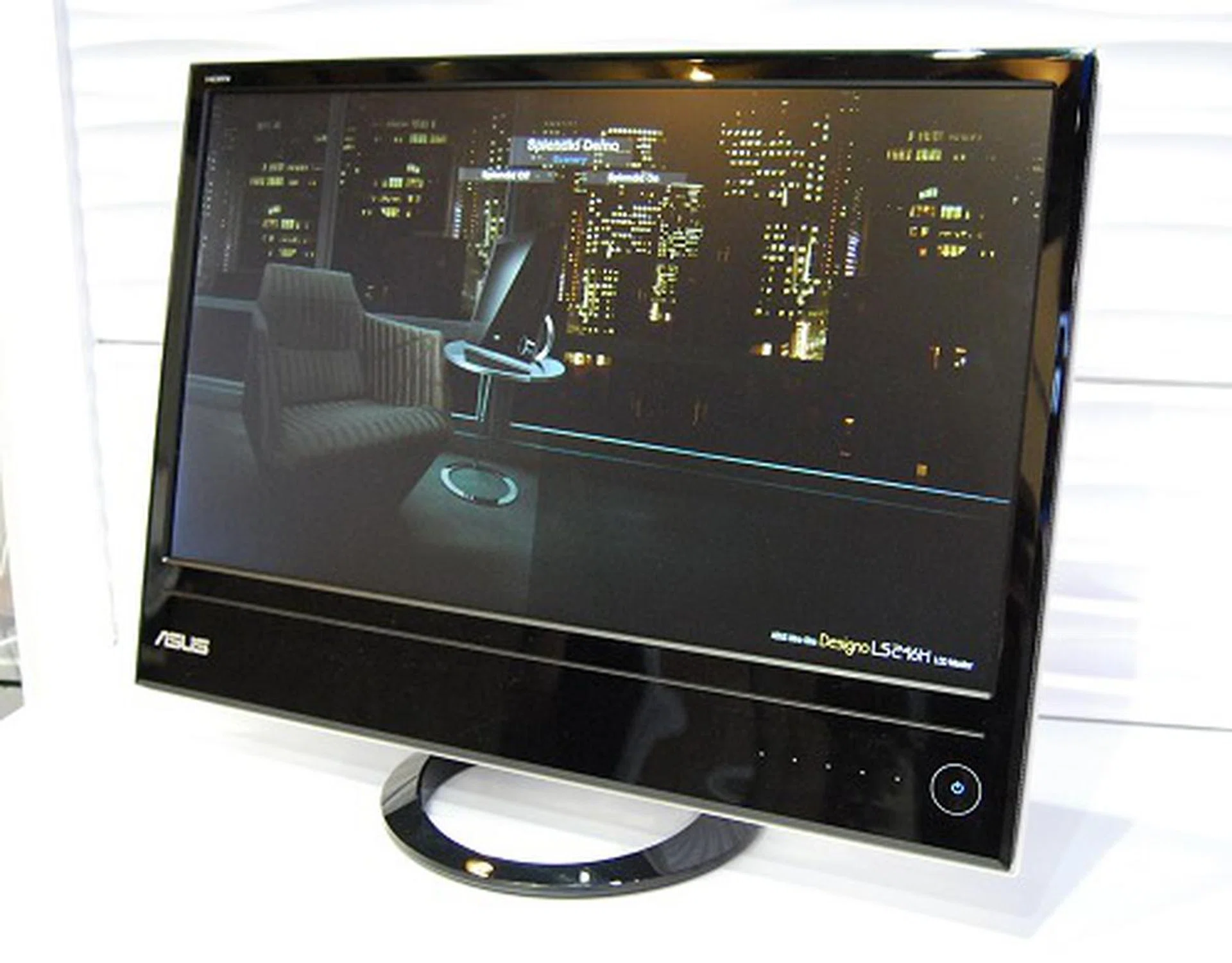 Speaking of screens, there's plenty of new monitors from ASUS for every type needed. This is the ML228H, a 16.5mm slim LED-backlit screen of 21.5 inches in size. Full HD resolution (1920 x 1080), 10,000:1 contrast ratio, 2ms response time, eco mode, swivel and touch controls are some of its features.