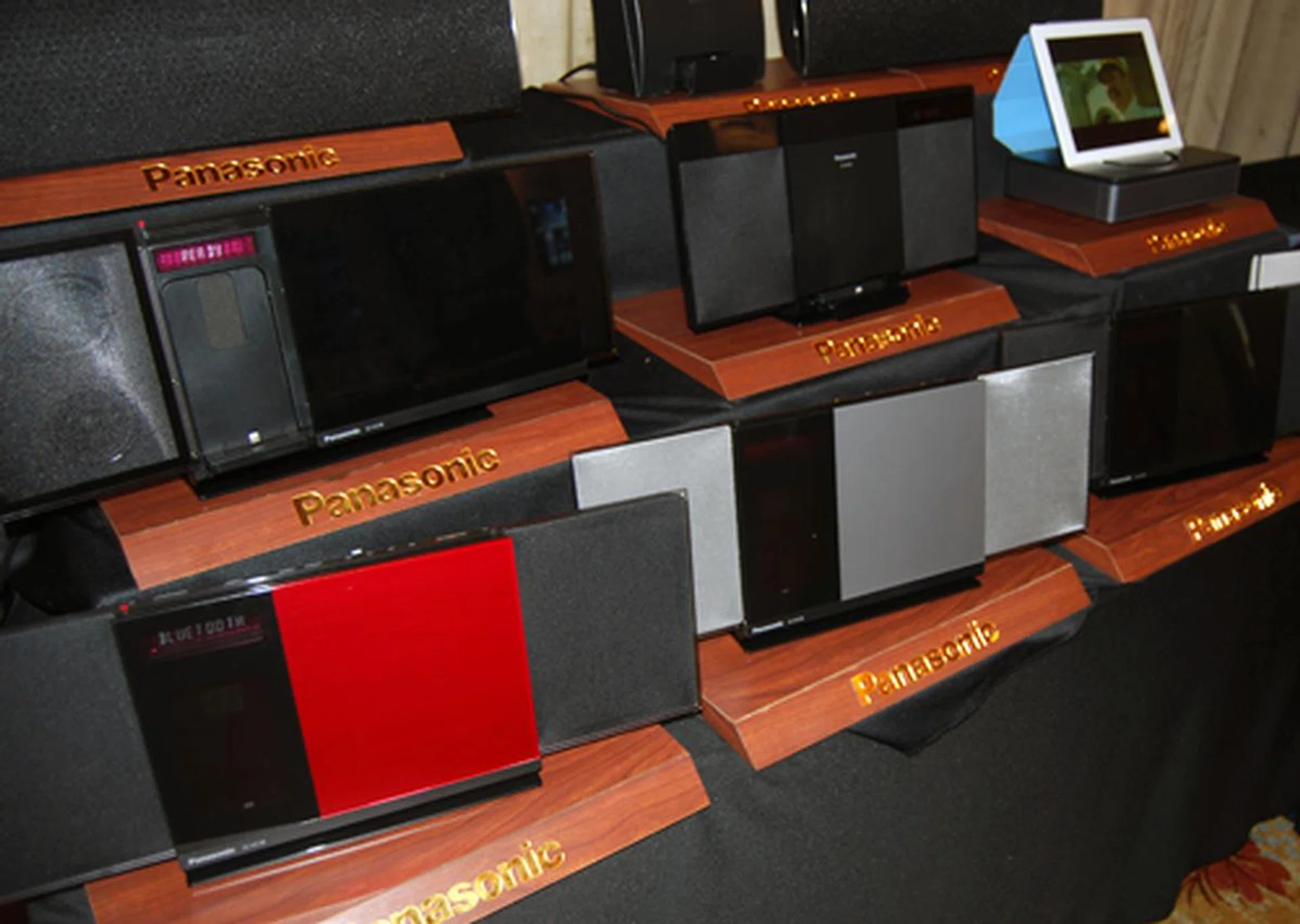 Panasonic's entire Compact Stereo System range gets upgraded with Bluetooth capabilities and the SC-HC58 also gets a new dock compatible with 5th generation Apple products.