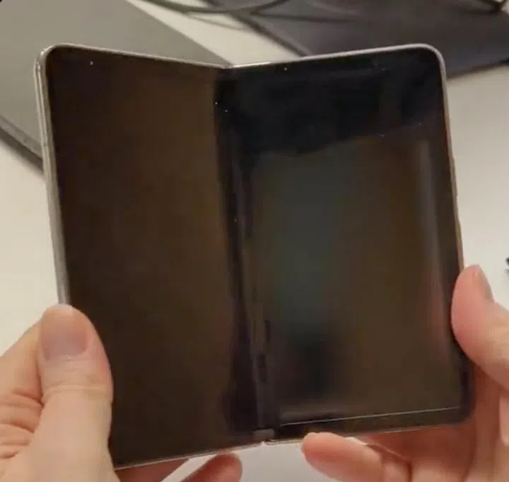 The Google Pixel Fold appeared briefly in the hands-on video.