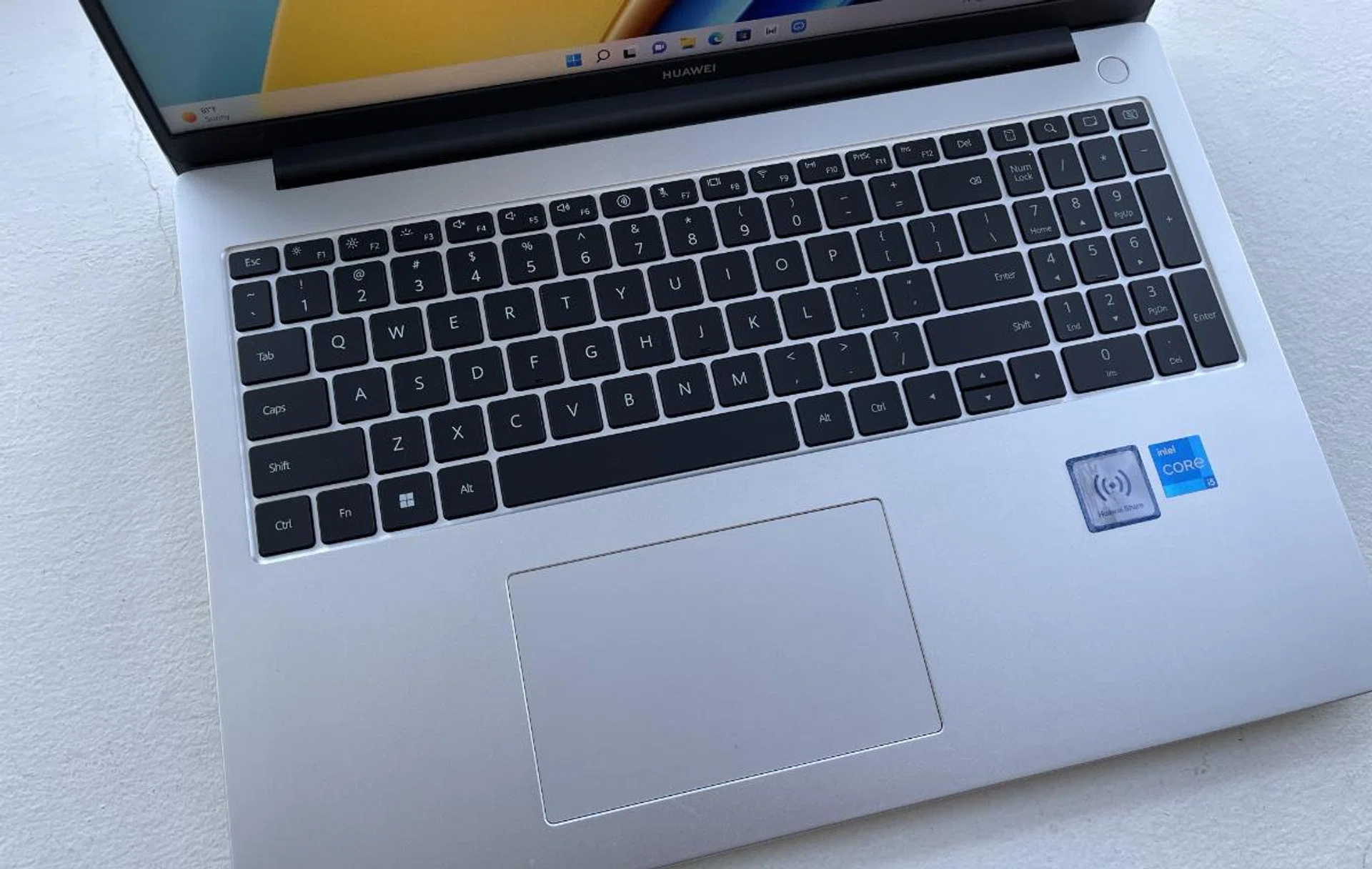 The power button doubles as the fingerprint reader. 