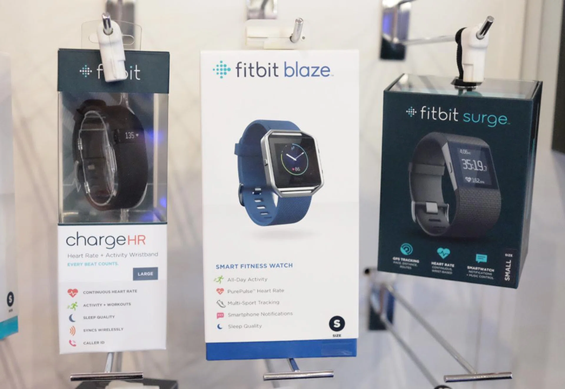 The Fitbit Blaze is a sleek fitness-oriented smartwatch that can also track your workouts, monitor your performance stats, and gauge your exercise progress. The PurePulse continuous heart rate monitor gives accurate real-time feedback and multi-sport modes make it ideal for every type of exercise. Get one at PC Show for just $268 (usual price: $318) 