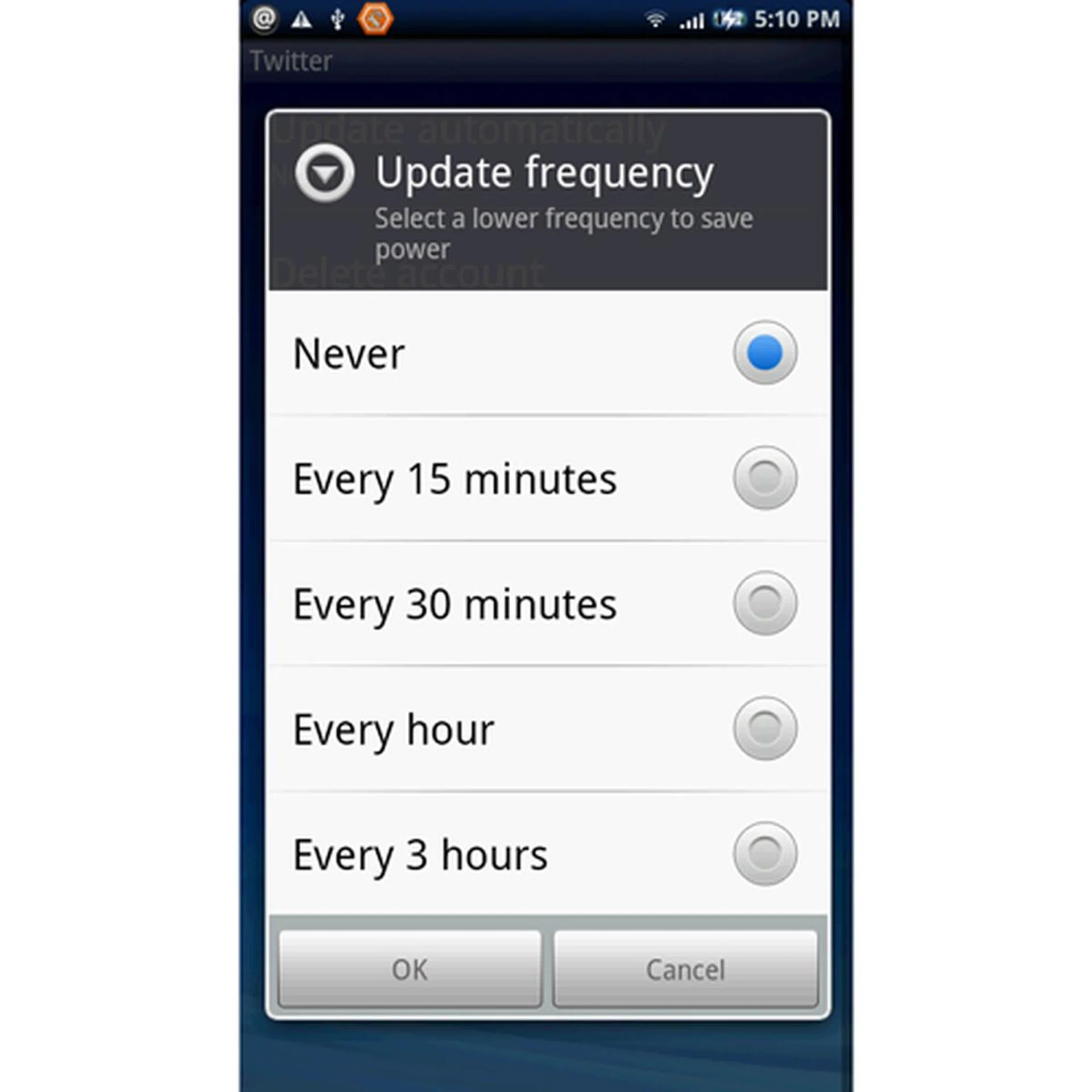 Pay due attention to your update frequency, which could drastically reduce your battery mileage.