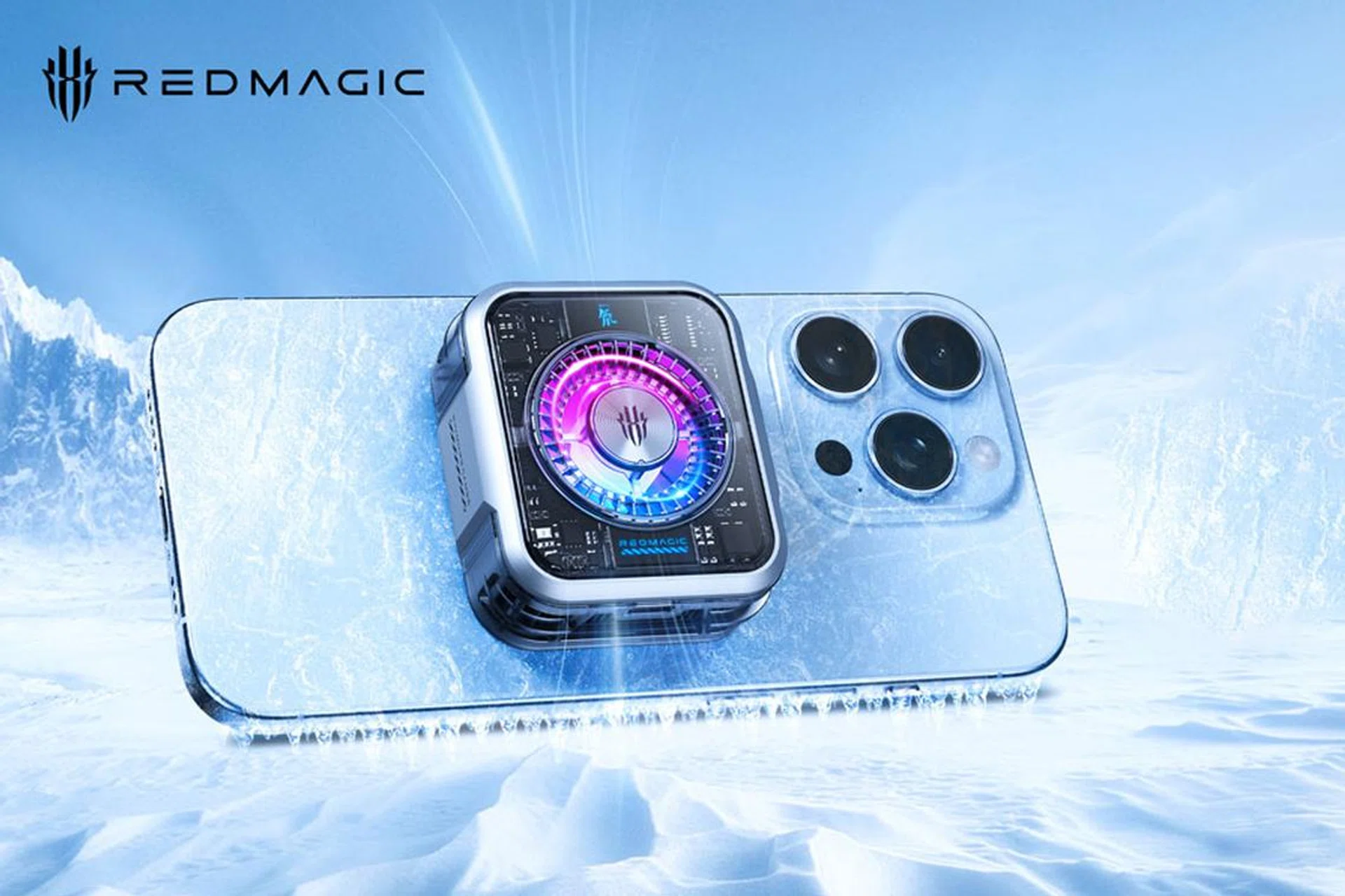 To make sure you're absolutely aware of what the VC Cooler 5 Pro by Redmagic does for phones, the brand has chosen the Arctics as the background fill image for its promo artwork.