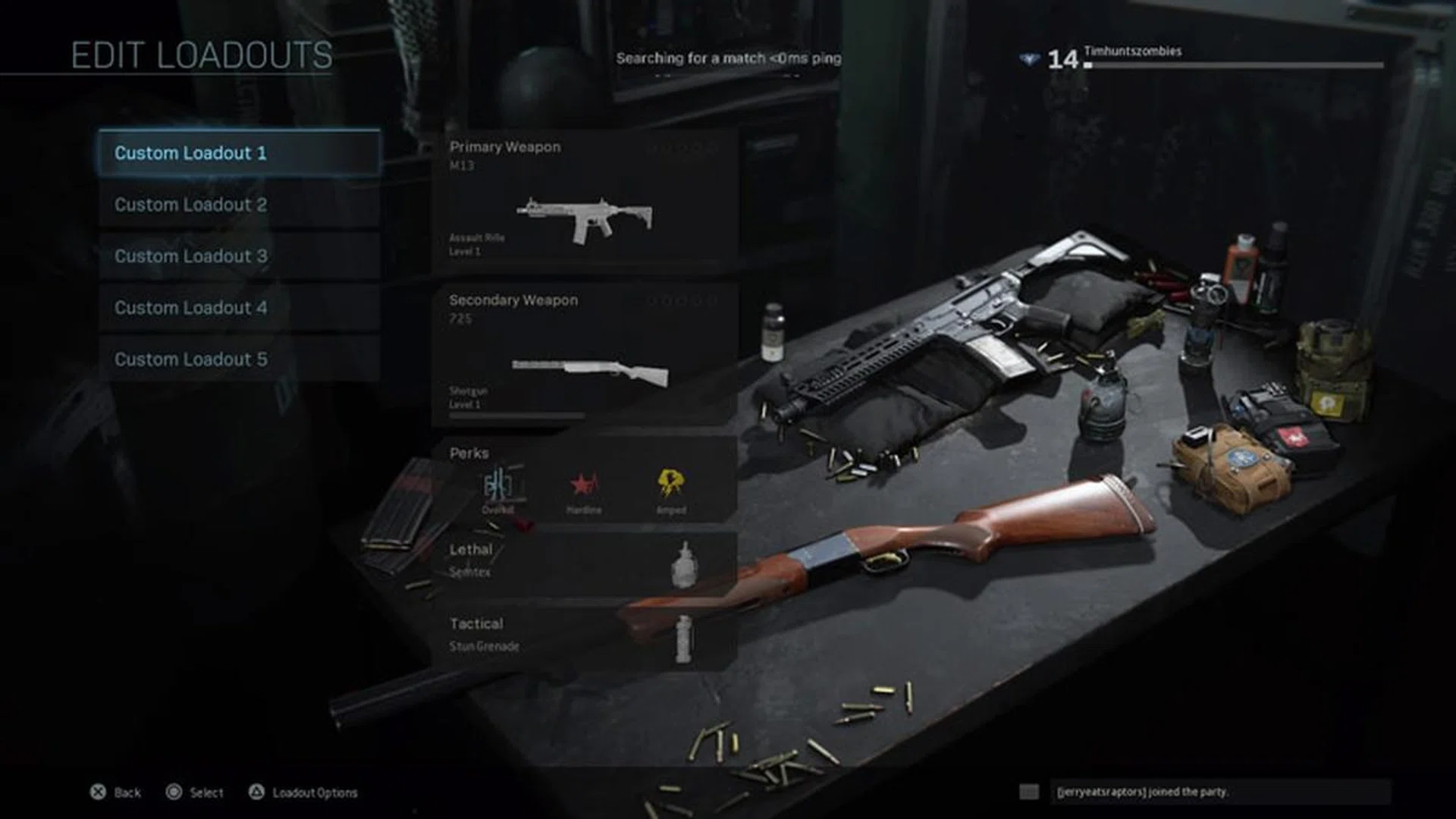 You can customise different loadouts for different scenarios - and then switch between them on the fly during matches!