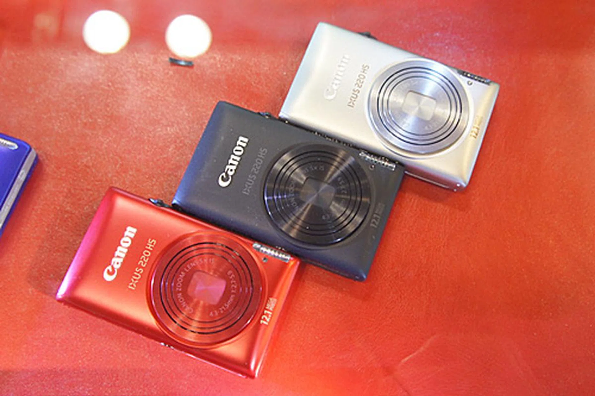 The 12.1-megapixel, Full HD movie recording-capable IXUS 220 HS features Canon's HS system, a wide 24mm lens with 5x optical zoom, and a 2.7-inch LCD. It's going for $399 and comes with two 8GB SD cards, case, flash drive, and an Adidas backpack. PwP promotion lets you buy the Selphy CP800 compact photo printer for $139 (usual price is $199).