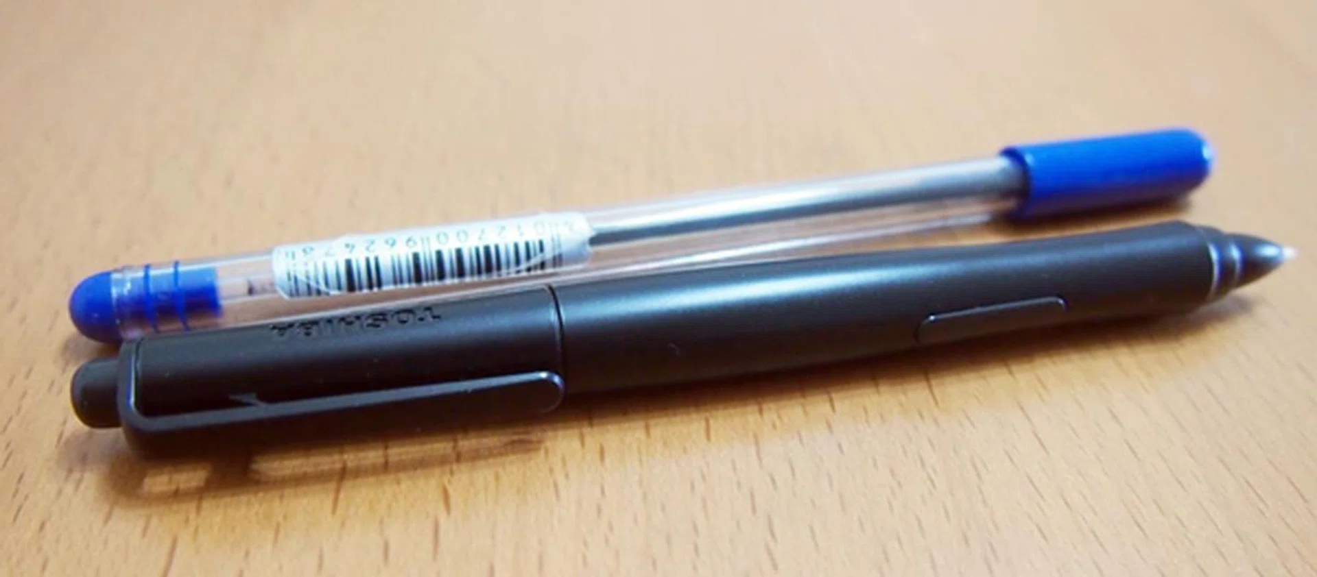 Even though the TruPen is thicker than the normal pen, it is quite lightweight and easy to handle.
