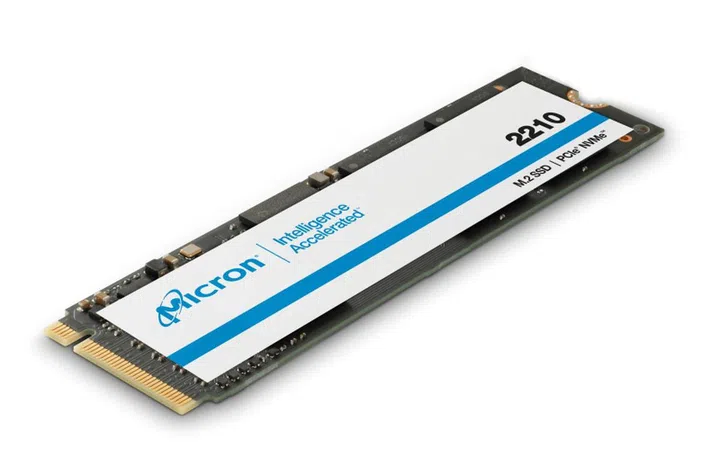 The Micron 2210 SSD is built on QLC with NVMe 
