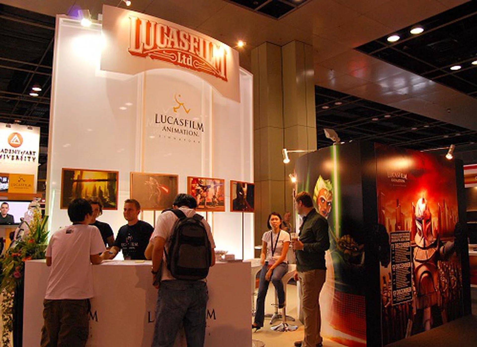 And how can we not mention Lucasfilm Animation which is one of the most well known movie related companies present for SIGGRAPH as well.