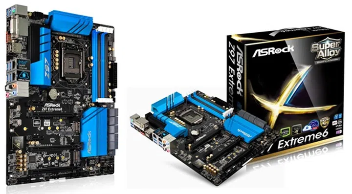 The ASRock Z97 Extreme6 motherboard. (Image Source: ASRock)