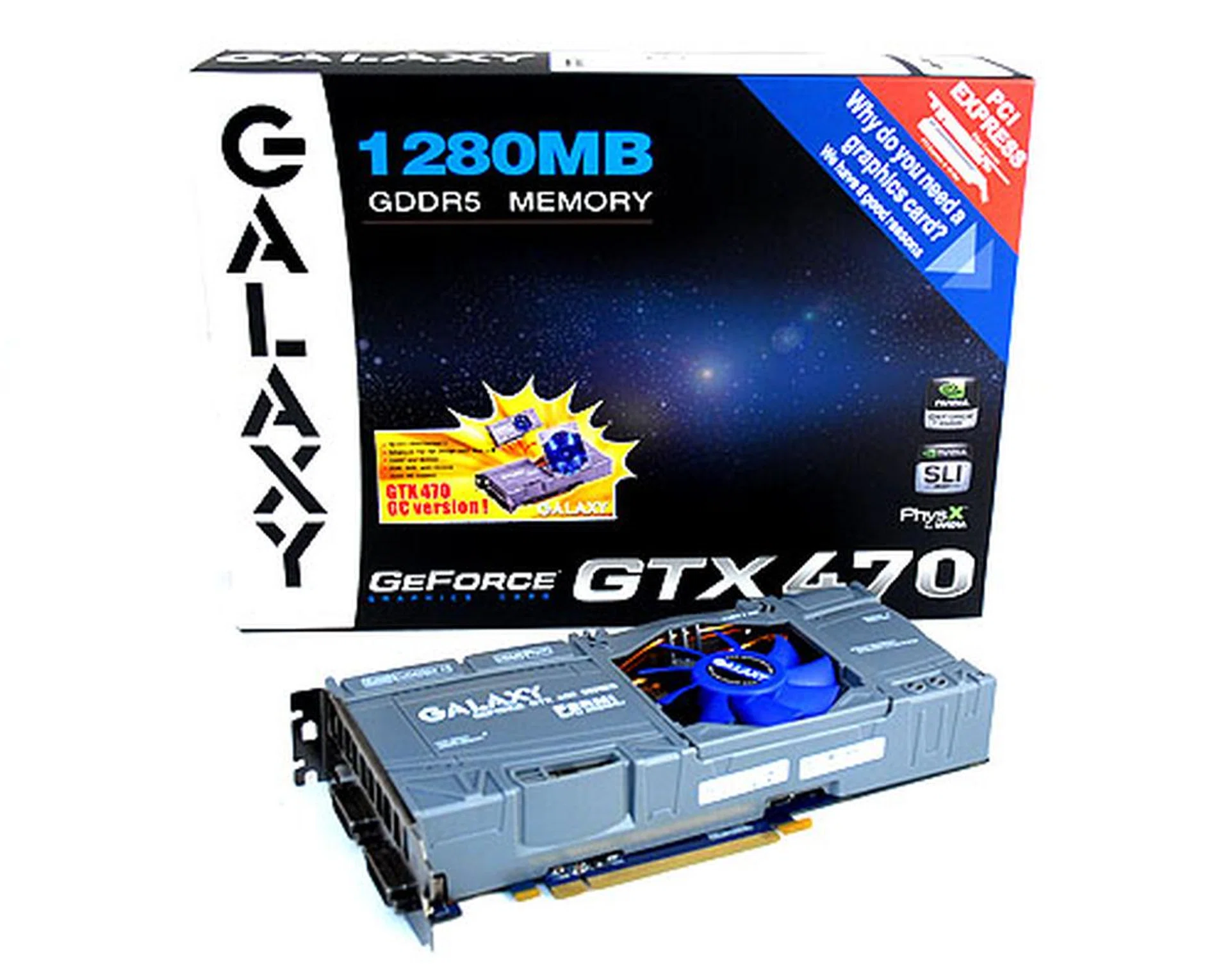 One of the world's first non-reference GeForce GTX 470 is in our labs! We must also say that the packaging is compact, clean and rather attractive.